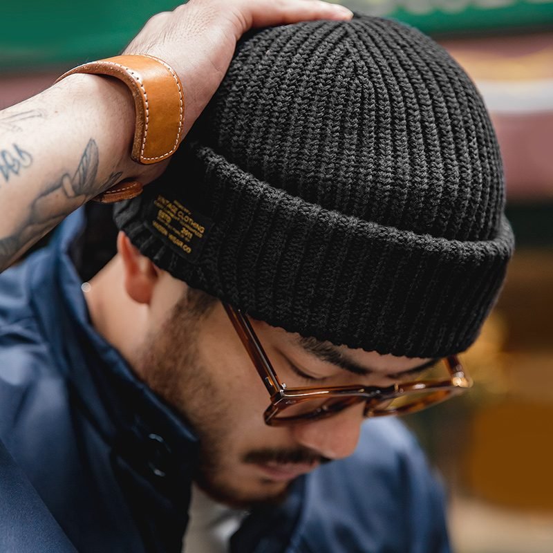Warm knitted beanie